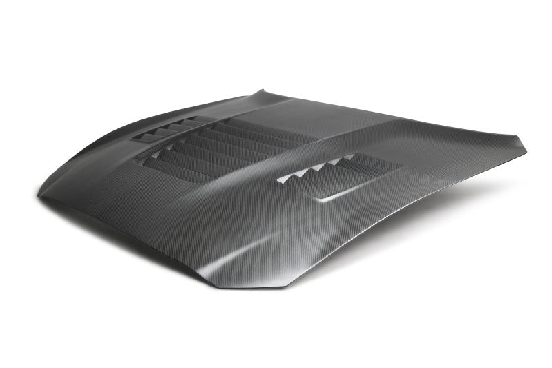 Anderson Composites 15-19 Ford Mustang Shelby GT350 Type-CR Double Sided Carbon Fiber Hood AJ-USA, Inc