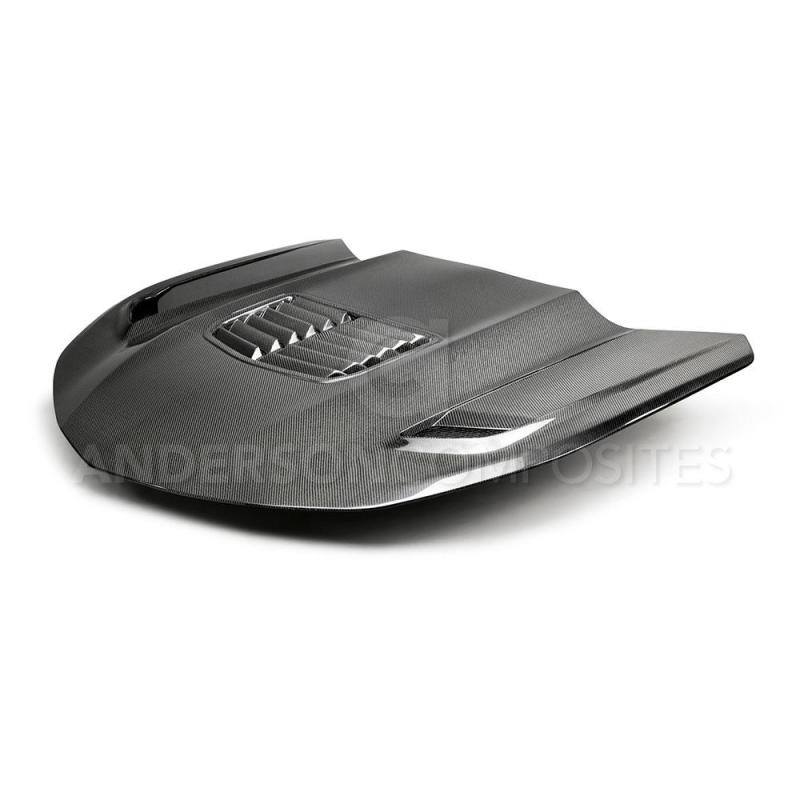 Anderson Composites 16-19 Chevrolet Camaro Double Sided Carbon Fiber Type-T2 Style Hood AJ-USA, Inc