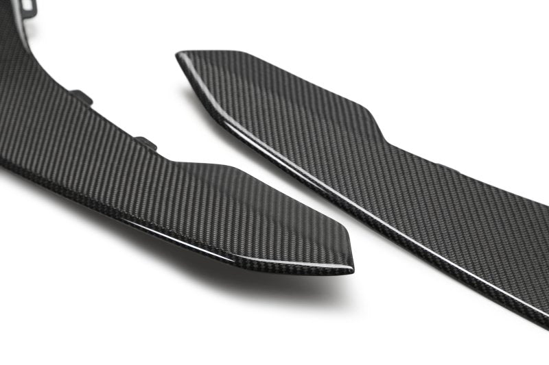 Anderson Composites 17-18 Chevy Camaro ZL1 1LE Type-LE Carbon Fiber Front Bumper Canards AJ-USA, Inc