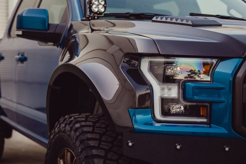 Anderson Composites 17-18 Ford Raptor Type-Wide Carbon Fiber Front Fenders (Pair) AJ-USA, Inc