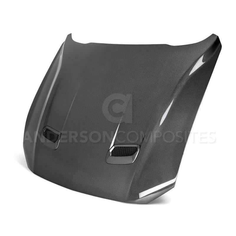 Anderson Composites 18-20 Ford Mustang Double Sided Type-OE Carbon Fiber Hood AJ-USA, Inc