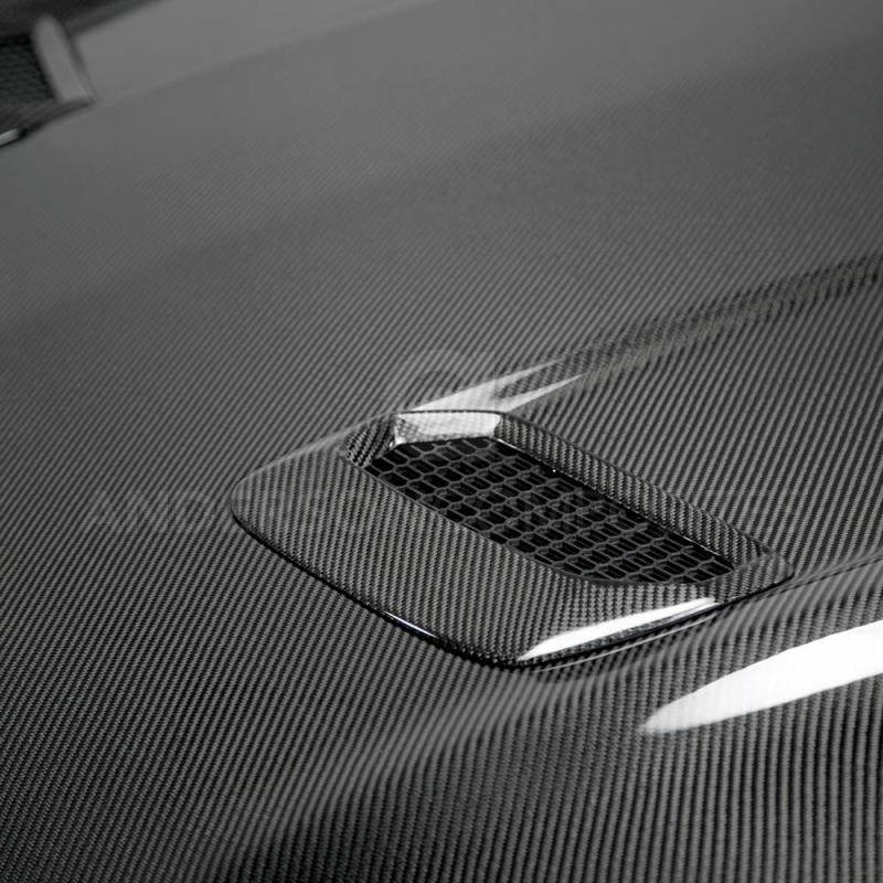 Anderson Composites 18-20 Ford Mustang Double Sided Type-OE Carbon Fiber Hood AJ-USA, Inc