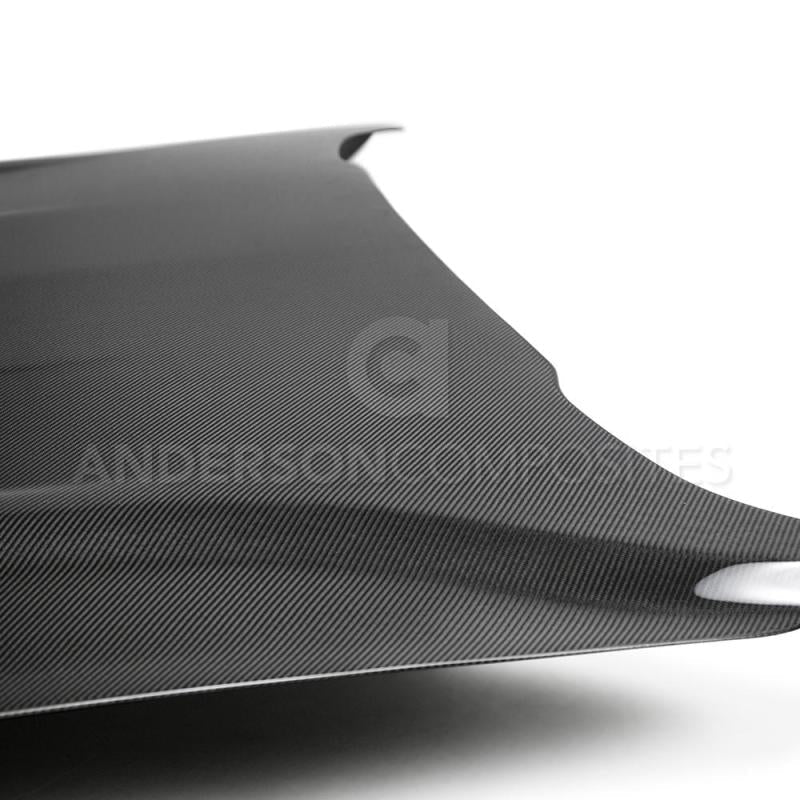 Anderson Composites 18-20 Ford Mustang Double Sided Type-OE Carbon Fiber Hood AJ-USA, Inc