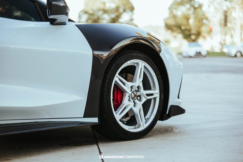 Anderson Composites 20-21 Chevrolet Corvette C8 Stingray Carbon Fiber Front Fender AJ-USA, Inc