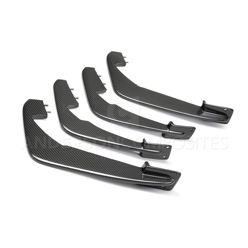 Anderson Composites 20-21 Chevrolet Corvette C8 Stingray Carbon Fiber Rear Diffuser Fins (Set of 4) AJ-USA, Inc