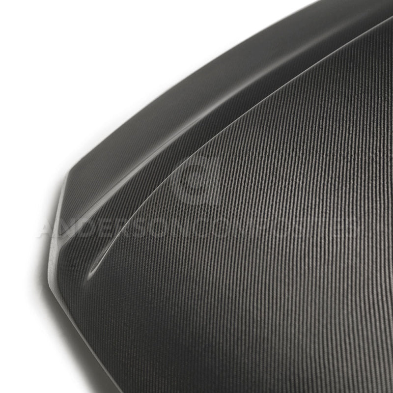 Anderson Composites 2013-2014 Ford Mustang Type-CJ Carbon Fiber Cowl Hood AJ-USA, Inc