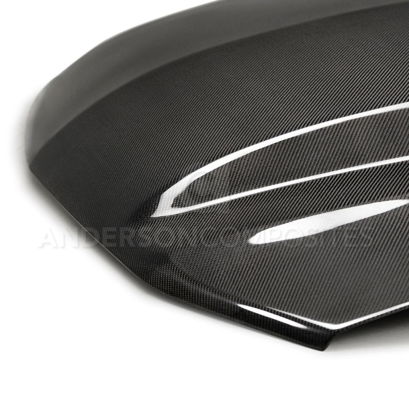 Anderson Composites 2013-2014 Ford Mustang Type-CJ Carbon Fiber Cowl Hood AJ-USA, Inc