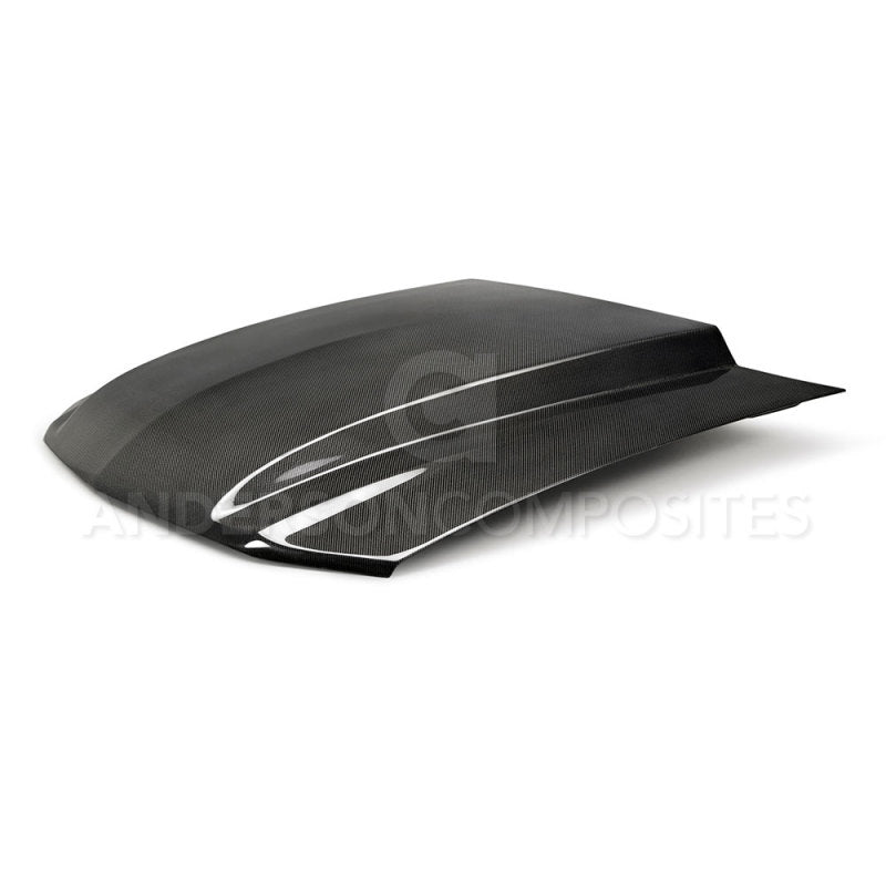 Anderson Composites 2013-2014 Ford Mustang Type-CJ Carbon Fiber Cowl Hood AJ-USA, Inc