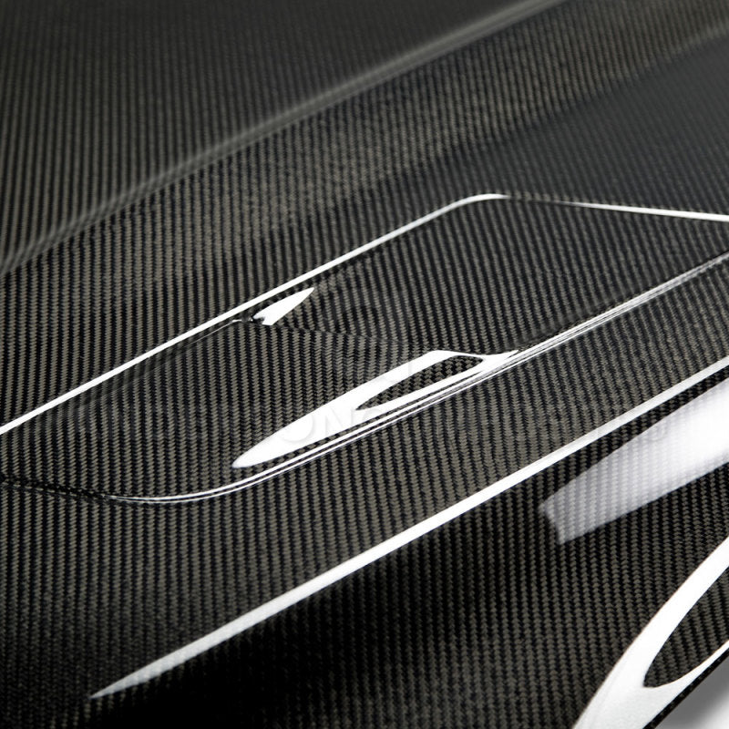 Anderson Composites 2015-2017 Ford Mustang Double Sided Carbon Fiber Type-OE Style Hood AJ-USA, Inc
