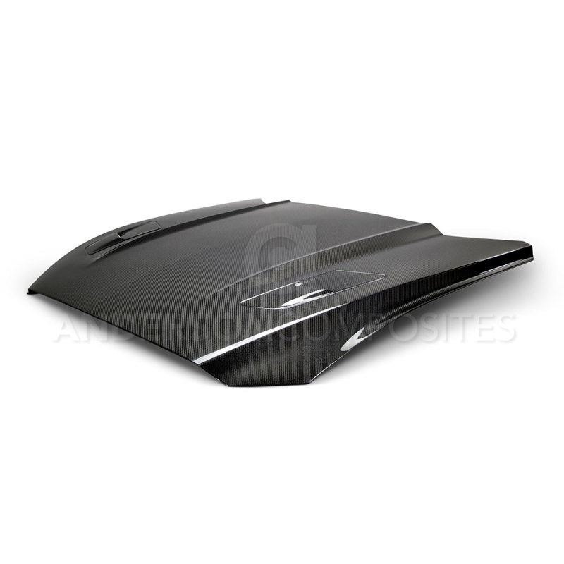 Anderson Composites 2015-2017 Ford Mustang Double Sided Carbon Fiber Type-OE Style Hood AJ-USA, Inc