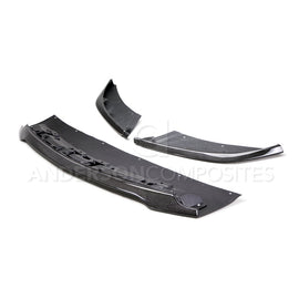 Anderson Composites 2015-2017 Ford Mustang Shelby GT350 Carbon Fiber Front Splitter (3 PC) AJ-USA, Inc