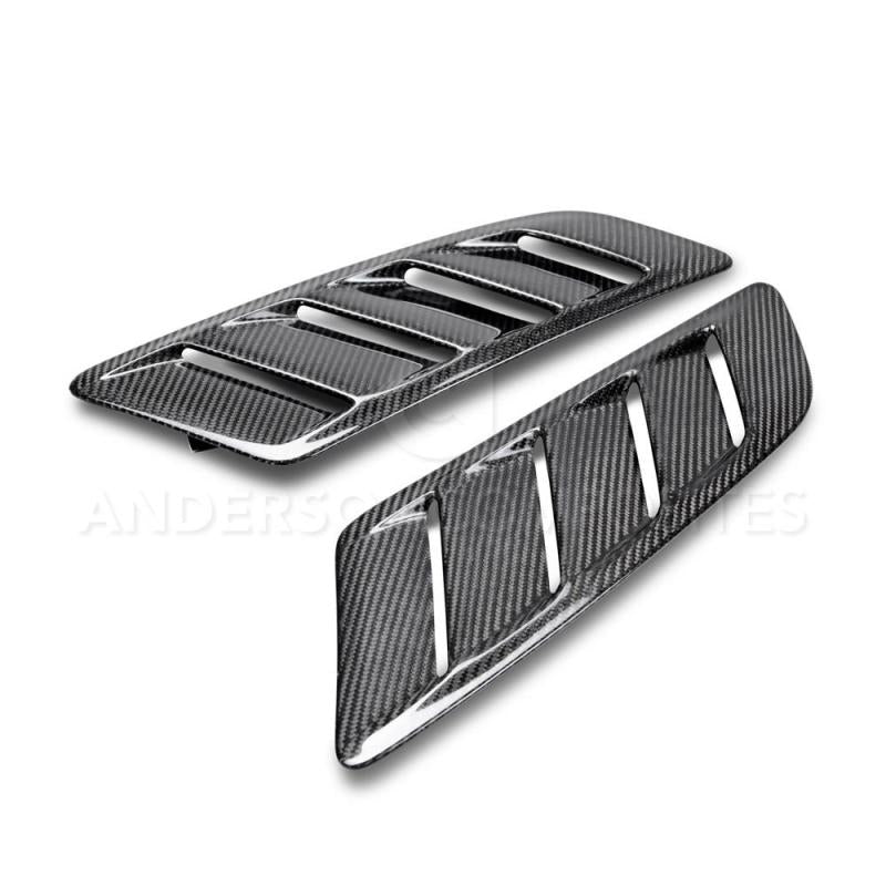 Anderson Composites 2015-2017 Ford Mustang Type-AB Carbon Fiber Hood Vents AJ-USA, Inc