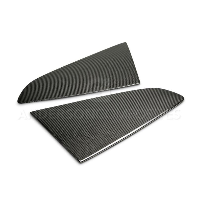 Anderson Composites 2015-2017 Ford Mustang Type -F Style Window Louvers - Flat AJ-USA, Inc