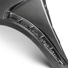 Load image into Gallery viewer, Anderson Composites 2016+ Focus Type-GR Vented Carbon Fiber Fenders .04in Wider (Pair) AJ-USA, Inc