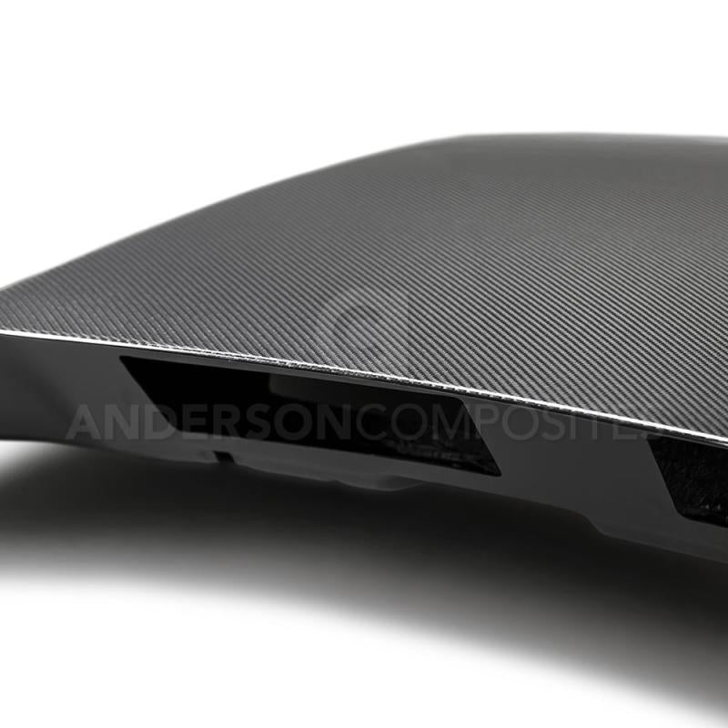 Anderson Composites 2018 Ford Mustang Double Sided Type-CJ 4in Carbon Fiber Cowl Hood AJ-USA, Inc