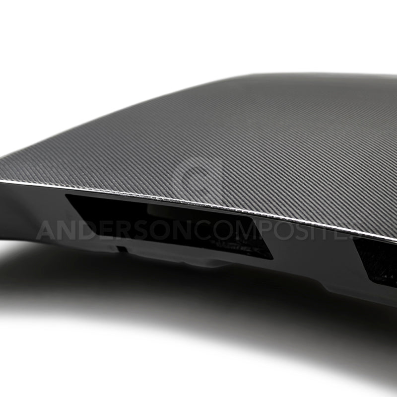 Anderson Composites 2018 Ford Mustang Double Sided Type-CJ 4in Carbon Fiber Cowl Hood AJ-USA, Inc