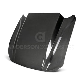 Anderson Composites 2018 Ford Mustang Double Sided Type-CJ 4in Carbon Fiber Cowl Hood AJ-USA, Inc