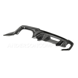 Anderson Composites 2018 Ford Mustang GT Type-OE Carbon FIber Quad Tip Rear Diffuser AJ-USA, Inc