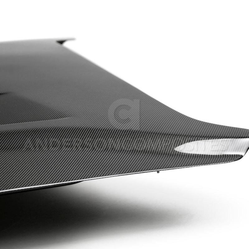 Anderson Composites 2018 Ford Mustang GT Type-SA Style Heat Extractor Double Sided Carbon Fiber Hood AJ-USA, Inc