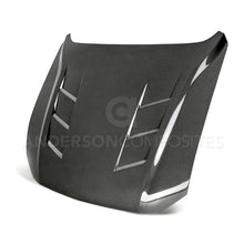 Load image into Gallery viewer, Anderson Composites 2018 Ford Mustang GT Type-SA Style Heat Extractor Double Sided Carbon Fiber Hood AJ-USA, Inc