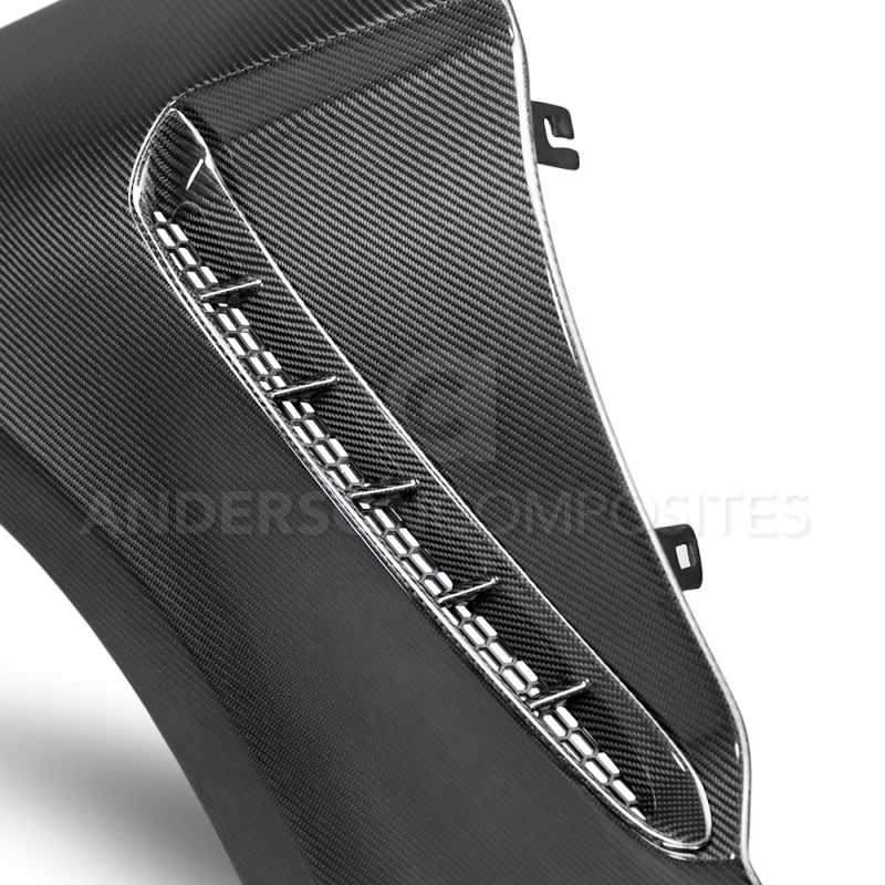 Anderson Composites 2018 Ford Mustang GT350 Style Carbon Fiber Fenders (Pair) AJ-USA, Inc