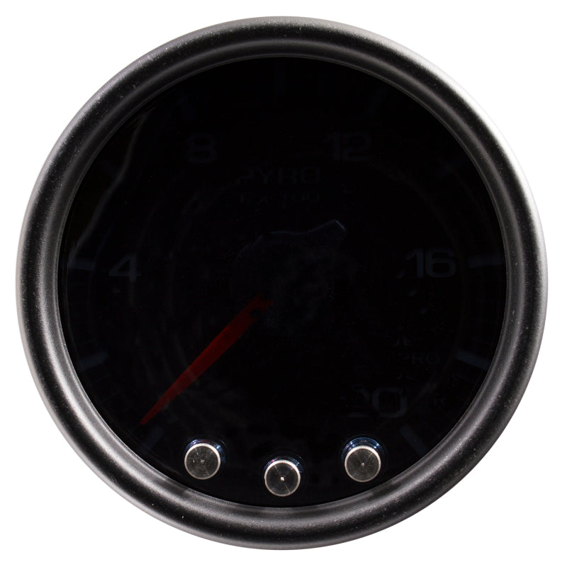 Autometer Spek-Pro Gauge Pyro. (Egt) 2 1/16in 2000f Stepper Motor W/Peak & Warn Blk/Smoke/Blk AJ-USA, Inc
