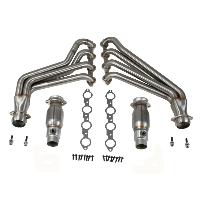 BBK 10-15 Camaro LS3 L99 Long Tube Exhaust Headers With Converters - 1-3/4 304 Stainless AJ-USA, Inc