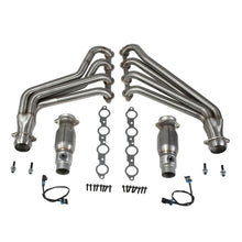 Load image into Gallery viewer, BBK 10-15 Camaro LS3 L99 Long Tube Exhaust Headers With Converters - 1-3/4 304 Stainless AJ-USA, Inc