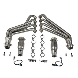 BBK 10-15 Camaro LS3 L99 Long Tube Exhaust Headers With Converters - 1-3/4 304 Stainless AJ-USA, Inc
