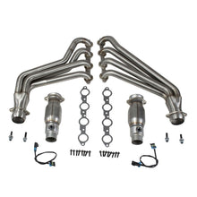 Load image into Gallery viewer, BBK 10-15 Camaro LS3 L99 Long Tube Exhaust Headers With Converters - 1-3/4 304 Stainless AJ-USA, Inc