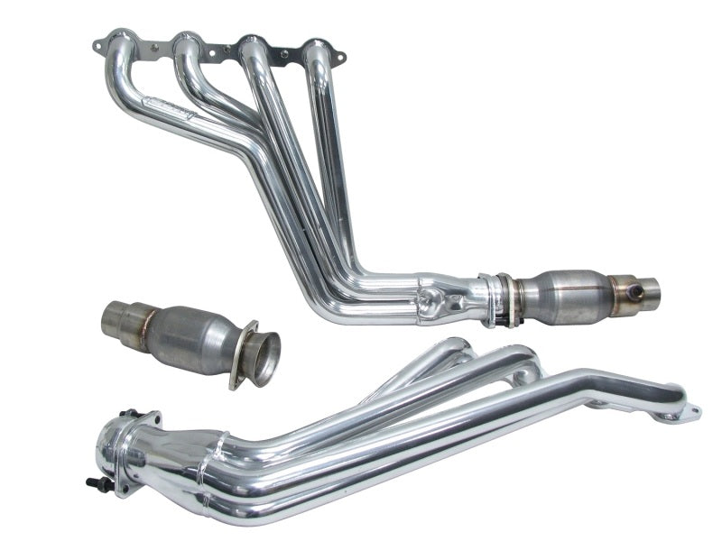 BBK 10-15 Camaro LS3 L99 Long Tube Exhaust Headers With Converters - 1-3/4 Silver Ceramic AJ-USA, Inc