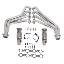 Load image into Gallery viewer, BBK 10-15 Camaro LS3 L99 Long Tube Exhaust Headers With Converters - 1-3/4 Silver Ceramic AJ-USA, Inc