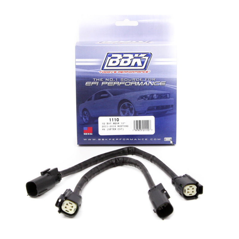 BBK 11-14 Mustang V6 GT Rear O2 Sensor Wire Harness Extensions 12 (pair) AJ-USA, Inc