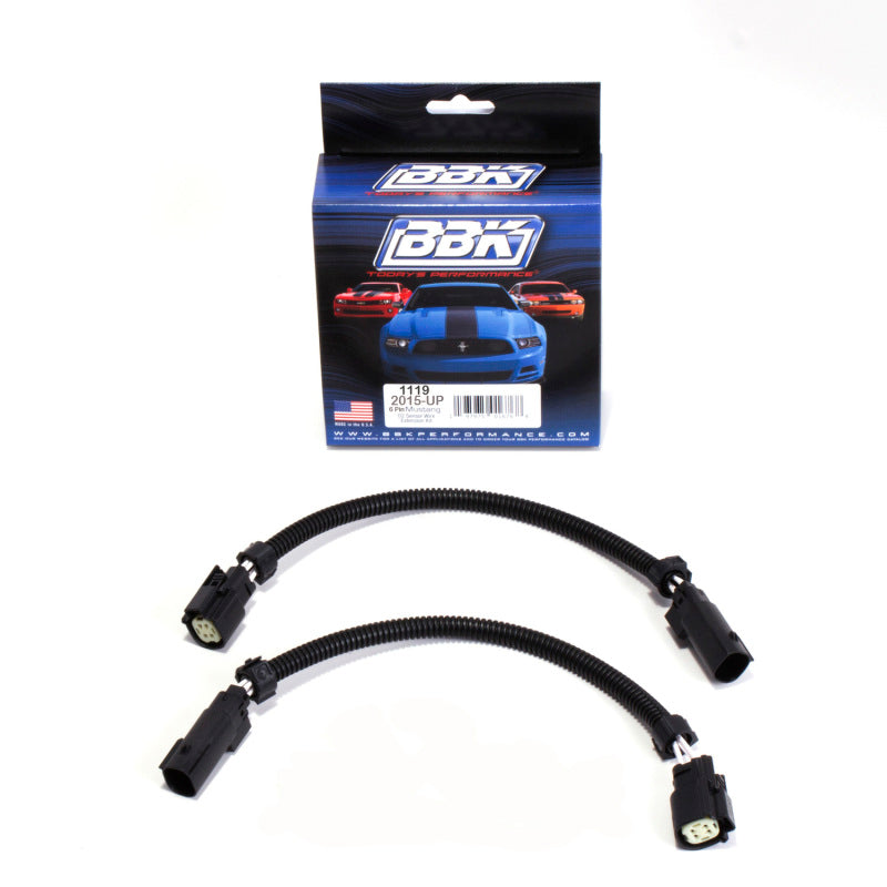 BBK 2015 Mustang GT V6 6-Pin Front O2 Sensor Wire Harness Extensions 12 (pair) AJ-USA, Inc