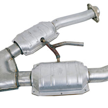 Load image into Gallery viewer, BBK 79-93 Mustang 5.0 Short Mid X Pipe w Catalytic Converters 2-1/2 For Automatic Long Tube Headers AJ-USA, Inc