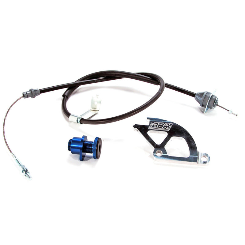 BBK 79-95 Mustang Adjustable Clutch Quadrant Cable And Firewall Adjuster Kit AJ-USA, Inc