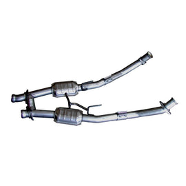 BBK 86-93 Mustang 5.0 High Flow H Pipe With Catalytic Converters - 2-1/2 AJ-USA, Inc