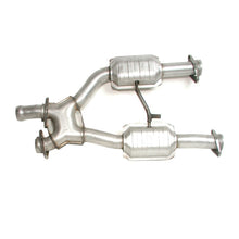 Load image into Gallery viewer, BBK 94-95 Mustang 5.0 Short Mid X Pipe With Catalytic Converters 2-1/2 For BBK Long Tube Headers AJ-USA, Inc