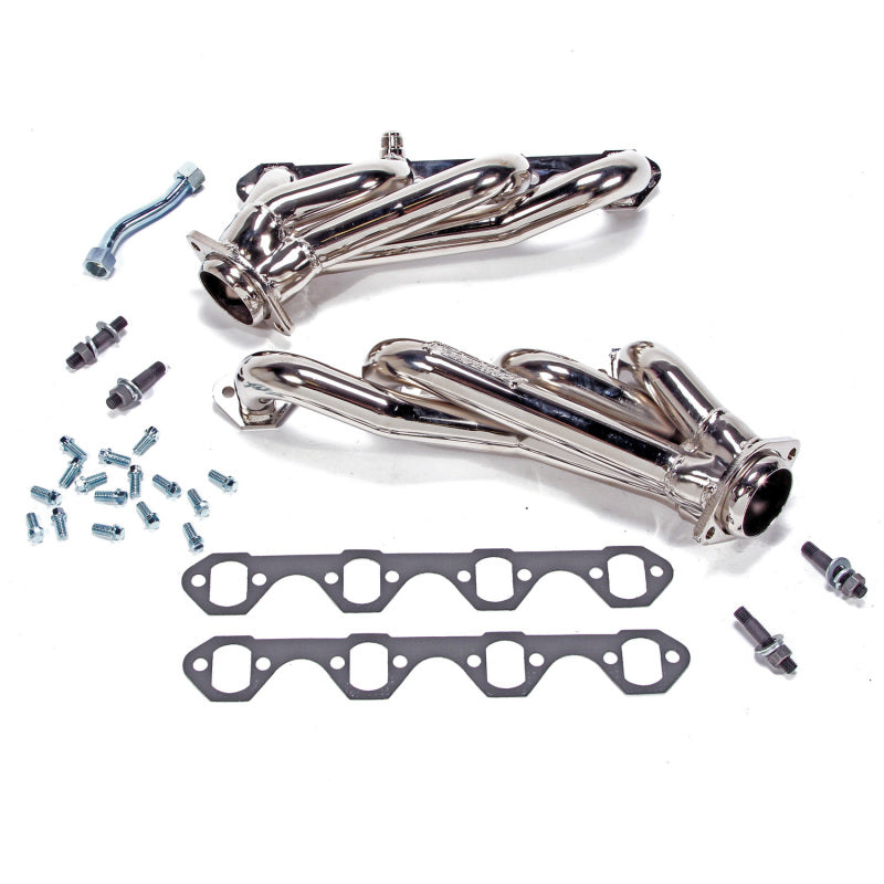 BBK 94-95 Mustang 5.0 Shorty Unequal Length Exhaust Headers - 1-5/8 Chrome AJ-USA, Inc