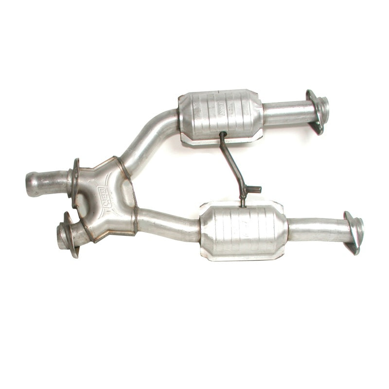 BBK 96-04 Mustang 4.6 GT / Cobra Short Mid X Pipe w Catalytic Converters 2-1/2 For Long Tube Headers AJ-USA, Inc