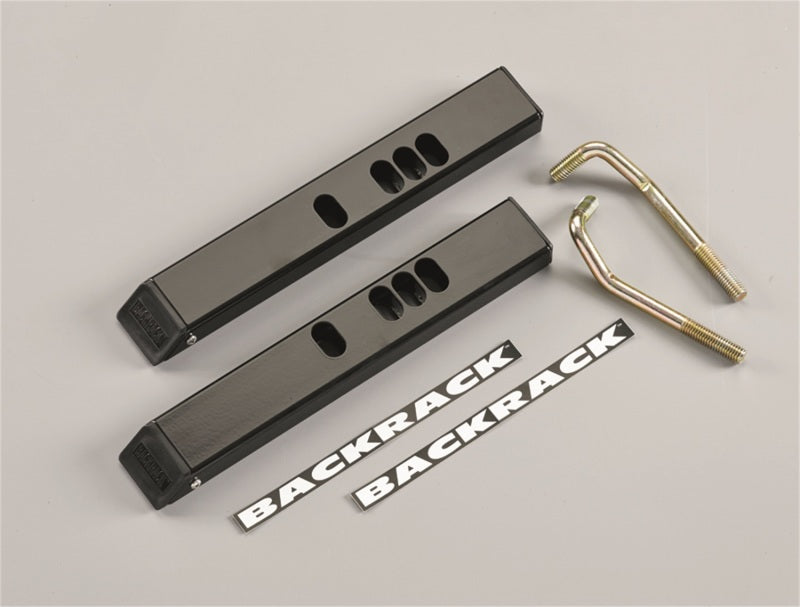 BackRack 04-14 Ford F-150 Tonneau Cover Adaptors Low Profile 1in Riser AJ-USA, Inc