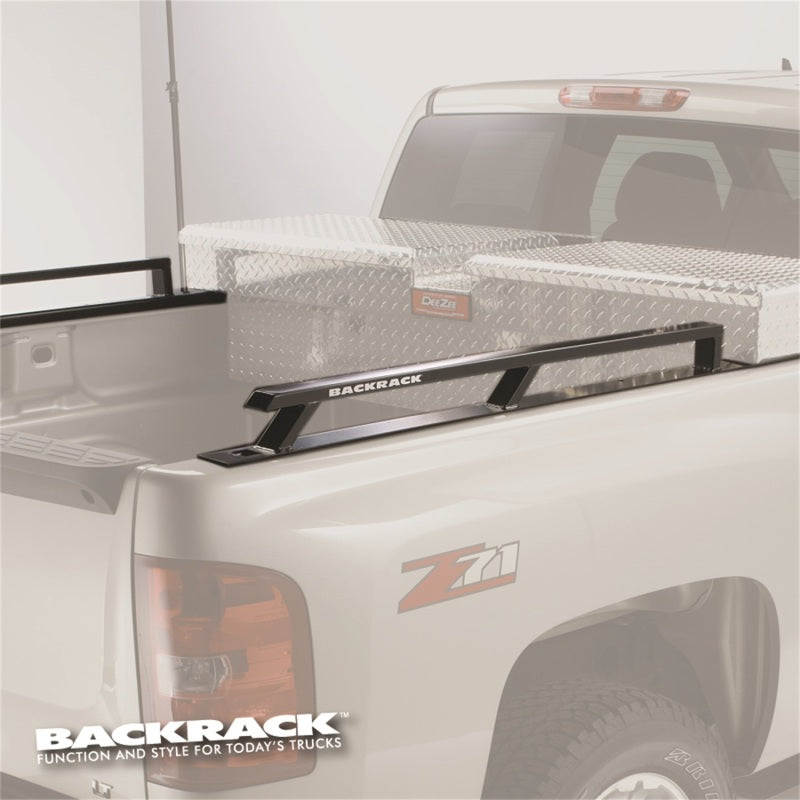 BackRack 07-13 Silverado/Sierra 6.5ft Bed Siderails - Toolbox 21in AJ-USA, Inc