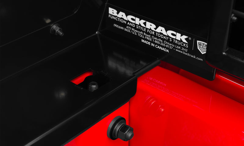 BackRack 2015-2022 Ford F-150 14-Gauge Steel Trace Rack w/ Hardware Kit - Black AJ-USA, Inc