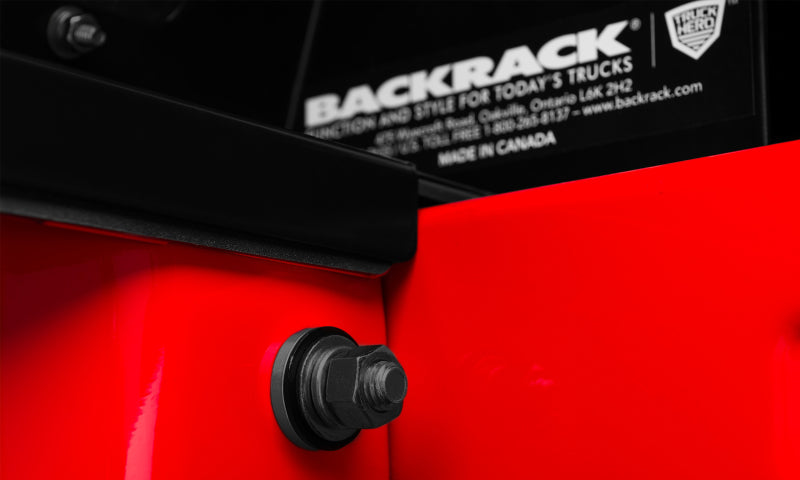 BackRack 2019-2022 Chevrolet Silverado 1500 14-Gauge Steel Trace Rack w/ Hardware Kit - Black AJ-USA, Inc