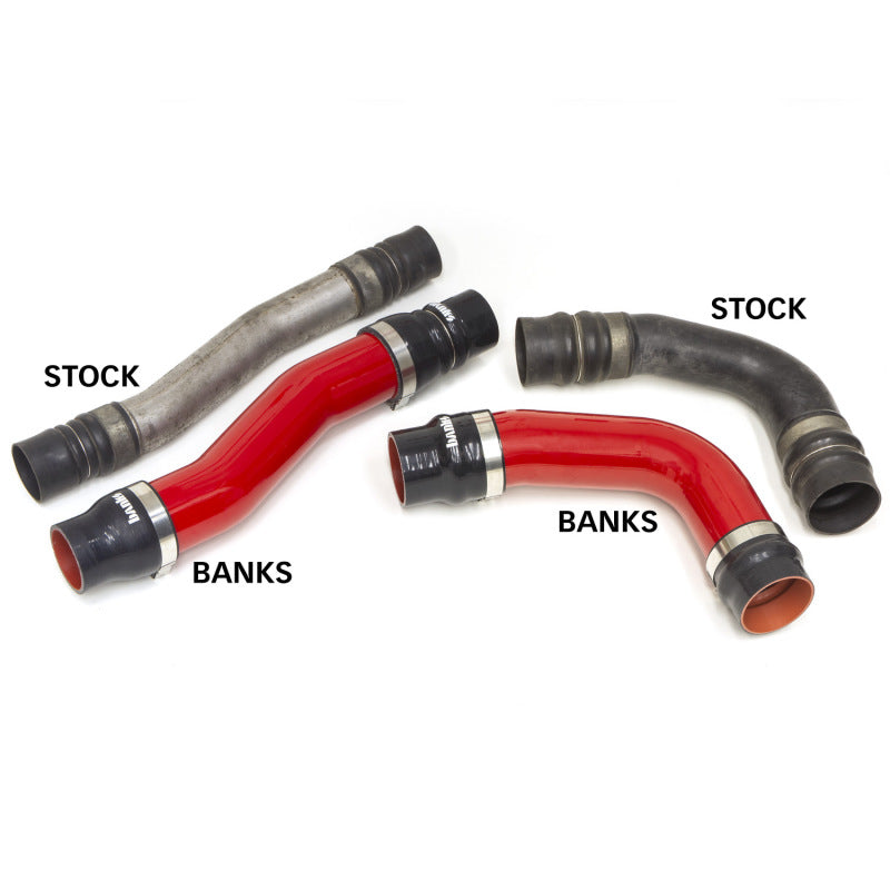 Banks 10-12 Ram 6.7L Diesel OEM Replacement Cold Boost Tubes - Red AJ-USA, Inc