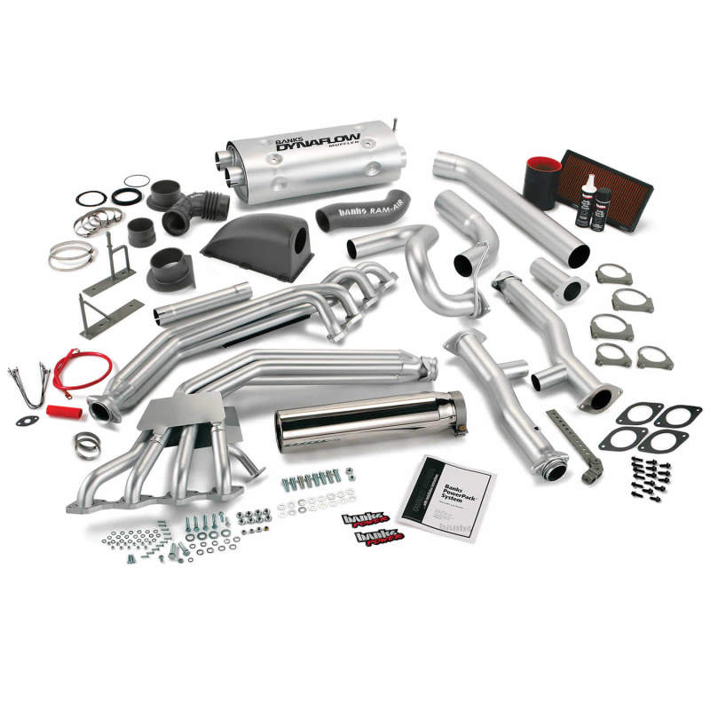 Banks Power 01-03 GM 8.1 Mh - W20/22 (L-Exit) PowerPack System AJ-USA, Inc