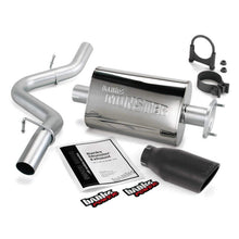 Load image into Gallery viewer, Banks Power 04-06 Jeep 4.0L Wrangler Monster Exhaust System - SS Single Exhaust w/ Black Tip AJ-USA, Inc
