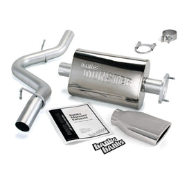 Banks Power 04-06 Jeep 4.0L Wrangler Monster Exhaust System - SS Single Exhaust w/ Chrome Tip AJ-USA, Inc