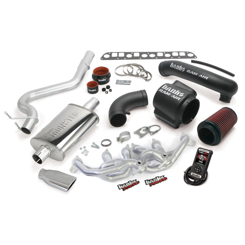 Banks Power 04-06 Jeep 4.0L Wrangler PowerPack System - SS Single Exhaust w/ Black Tip AJ-USA, Inc