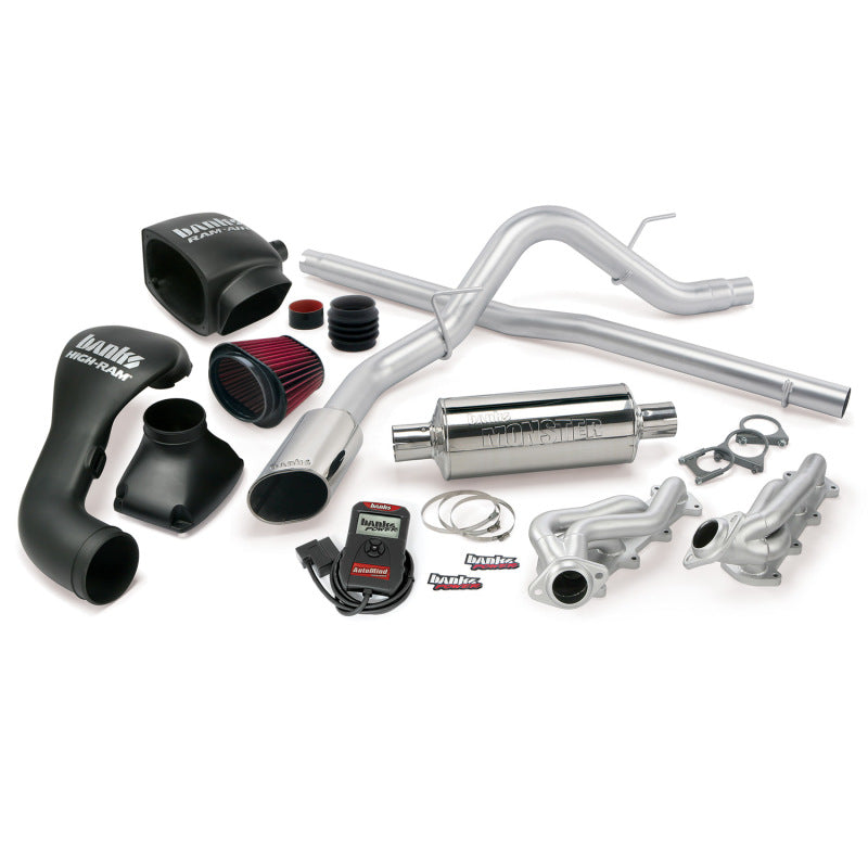 Banks Power 04-08 Ford 5.4L F-150 SCMB PowerPack System - SS Single Exhaust w/ Chrome Tip AJ-USA, Inc